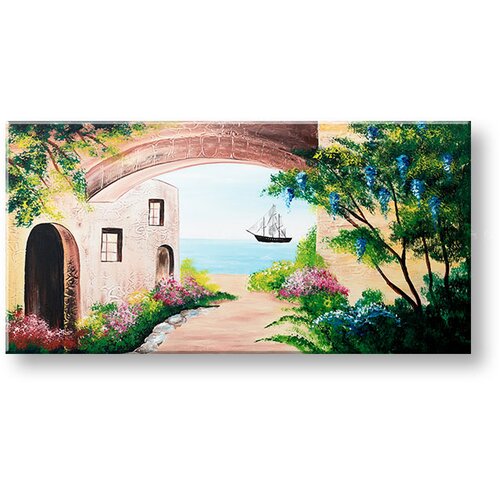 Slikana slika na platnu pejzaž (umetničke slike atelje lipa) Slike