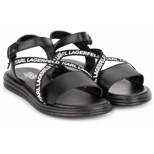 Karl Lagerfeld Dječje sandale boja: crna