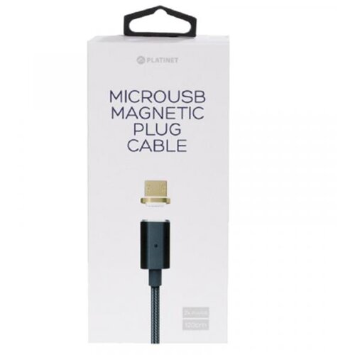 Kingston Micro platinet kabl PUCMPM1B microusb-usb magnet svetleci 1.2m crni ( 003235 ) Slike