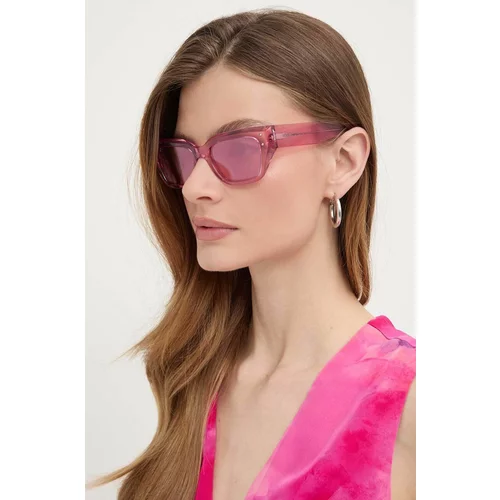 Dolce & Gabbana Sunčane naočale za žene, boja: ružičasta