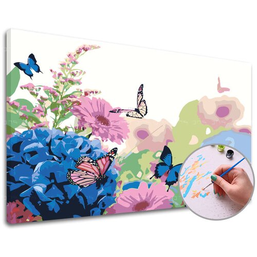  Slikanje po številkah BETWEEN FLOWERS | medium difficulty Cene