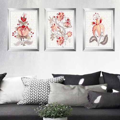 Wallity Set uramljenih slika SET_300, 3 Dela Slike
