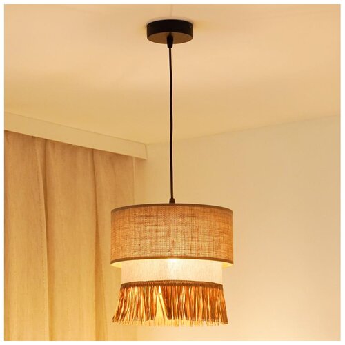  Brilagi - Visilica na sajli WINNETOU BOHO 1xE27/15W/230V prečnik 25 cm smeđa/krem Cene