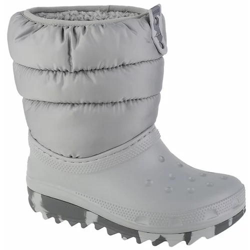 Crocs Čevlji Classic Neo Puff Boot k 207684 Svetlo siva