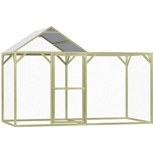 VidaXL Kavez za koko&amp;scaron;i 3 x 1,5 x 2 m čelični Slike