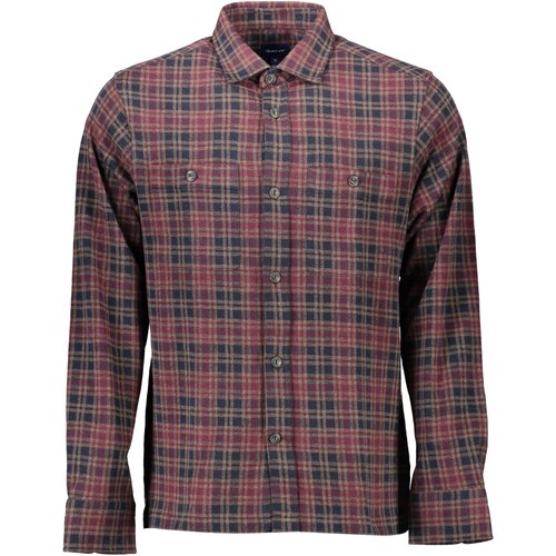 Gant MEN&amp;#039;S LONG SLEEVE SHIRT BROWN Slike