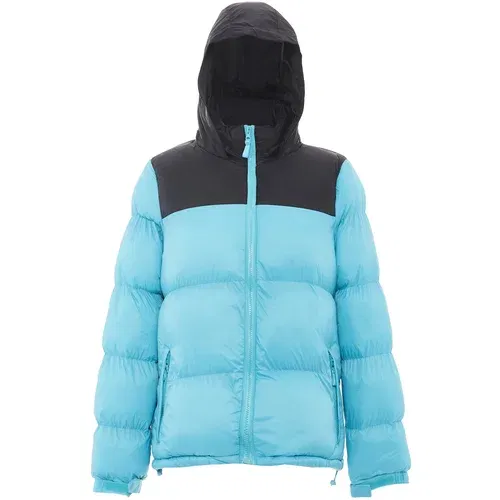 myMo ATHLSR Zimska jakna neonsko modra / črna
