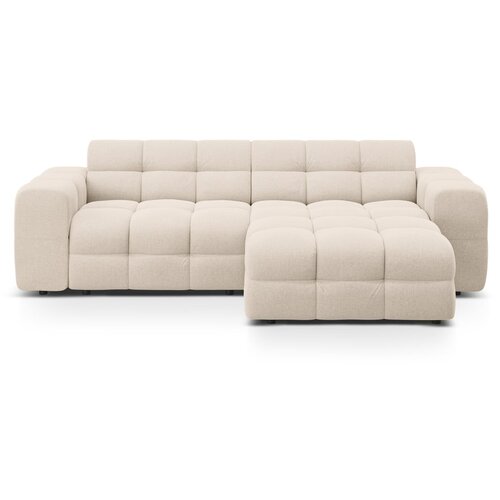 Micadoni Bež kutna garnitura (s desnim kutom/s ležaljkom) Kendal – Cijene