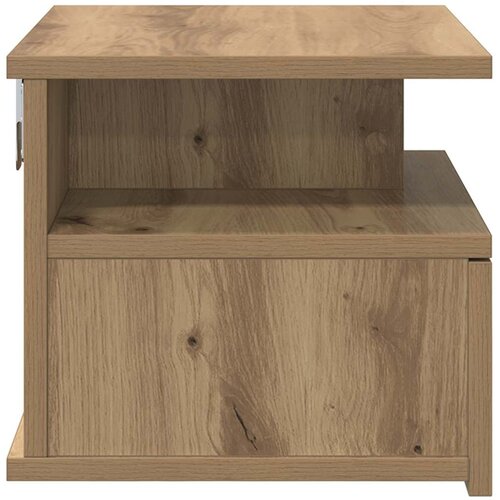  Lebdeća noćna ormarić 2 pcs Umjetnički hrast 40 x 31 x 28 cm Slike