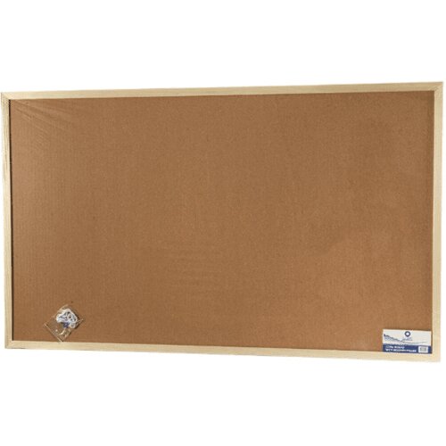  Tabla pluta 40&amp;times;60 cm &amp;ndash; Kakovostna oglasna deska z lesenim okvirjem Slike