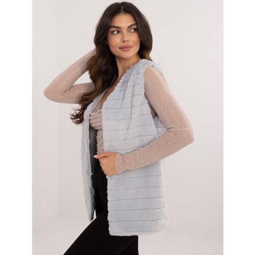 Och Bella Vest-TW-KZ-2114.09P-light gray Slike