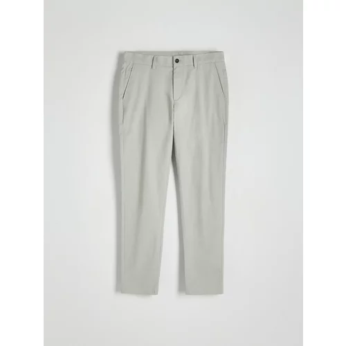 Reserved - Chino slim fit hlače - light grey