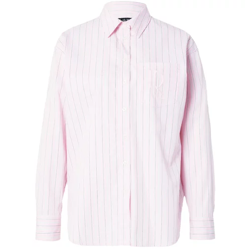 Polo Ralph Lauren Bluza mornarska / siva / svetlo roza / off-bela