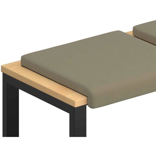  Jastučić za klupu 4 kom. Teksturirani bar&amp;scaron;un Kaki Dubina 35 cm - Kaki 4 Slike