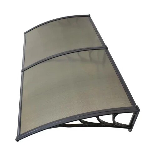  Nadstre&scaron;nica Aluminijumska 200x120cm Crna Bronza 5mm ( 1948 ) Cene