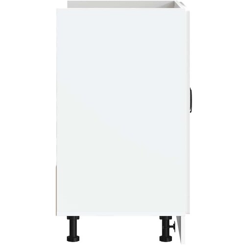 vidaXL Osnovna omarica za umivalnik Kalmar bela 80x46x81,5 cm Cene