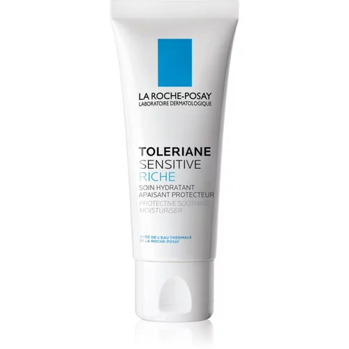 La Roche Posay Toleriane Sensitive Riche probiotična vlažilna krema za suho občutljivo kožo 40 ml za ženske
