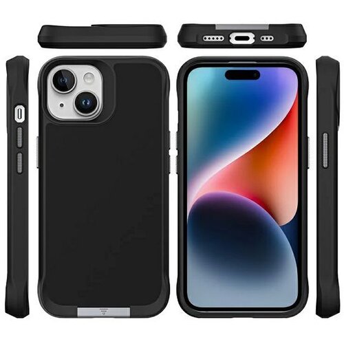 Max Mobile MM TPU IPHONE 16 - DROP-PROOF MAGSAFE KICKSTAND Black Slike