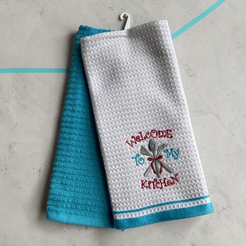 Viktorija Leskovac Set kuhinjskih krpa 40x60cm Wafle - Welcome kitchen Cene