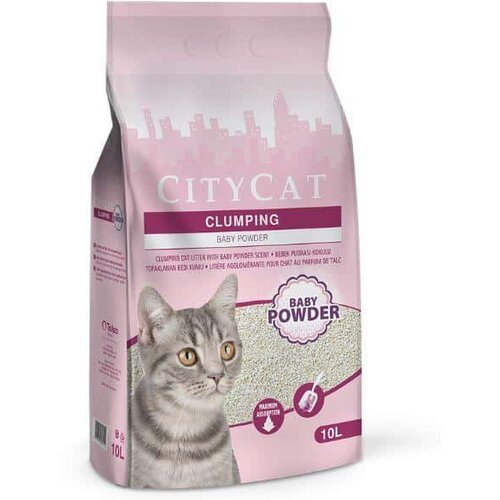 Citycat Clumping Baby Powder 10 L Cene