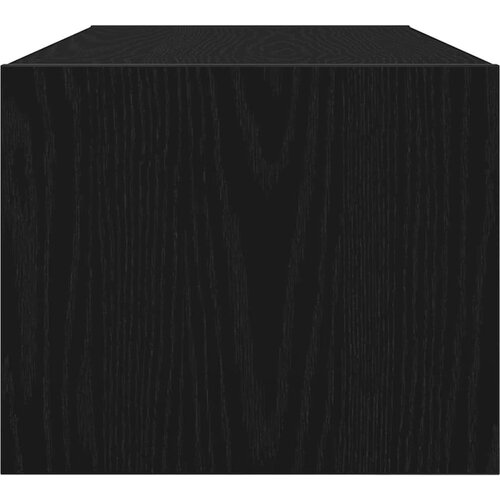 VidaXL TV ormarići 2 kom crni hrast 80x31x25,5 cm konstruiranog drva Slike