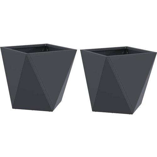  Sadilica 2 pcs Antracit 30 x 30 x 30 cm Čelik Slike