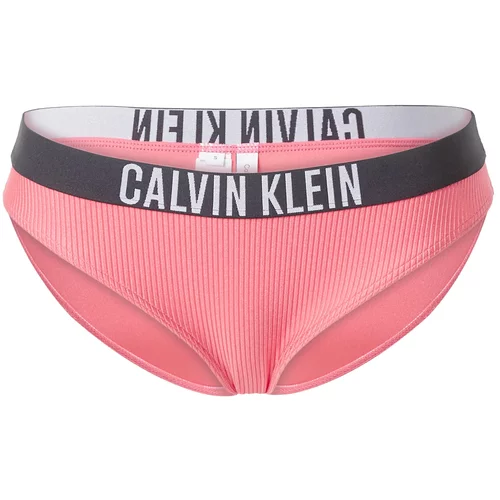 Calvin Klein Swimwear Bikini donji dio svijetloroza / crna / bijela