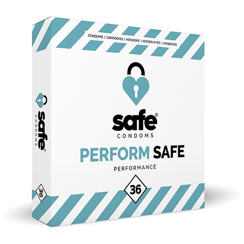 SAFE Kondomi za zakasnitev orgazma - Perform, 36 kos Cene