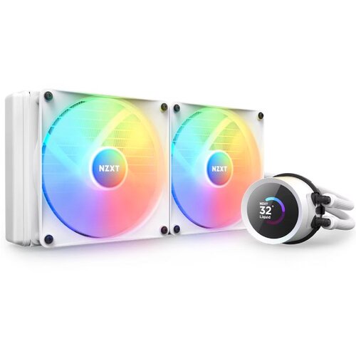 NZXT Kraken 280 RGB Processor All-in-one liquid cooler 14 cm White 1 pc(s) Cene