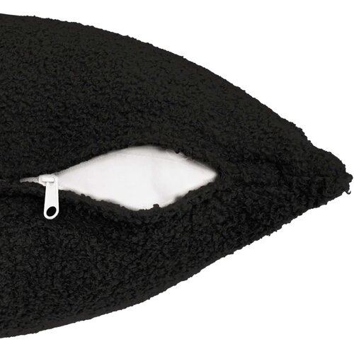  Presvlaka za jastuk 2 kom. HEERLEN Crna 30 x 30 cm Boucl&amp;eacute; - Osnovni Crna 30 x 30 cm Slike