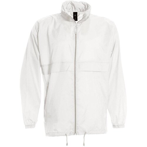  VJETROVKA S KAPULJAČOM ZIP UNISEX B&C SIROCCO BIJELA XL Cene