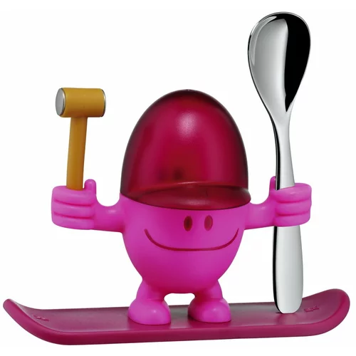 Wmf Rdeče-rožnati nosilec za jajca z žlico Cromargan® Mc Egg