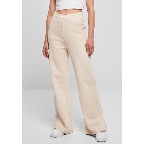 UC Ladies Ladies Heavy Terry Garment Dye Slit Pants pink Slike