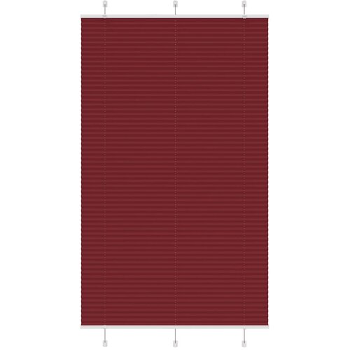  Plisirana zavjesa Bordo crvena 115x200 cm Širina tkanine 114,4 cm Poliester Cene