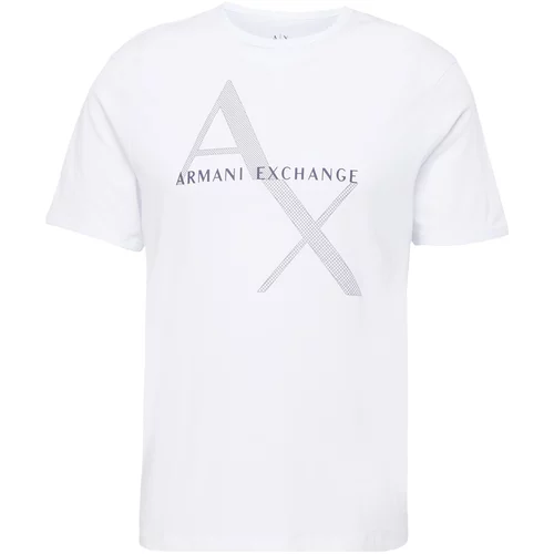 Armani Exchange Majica mornarska / bela