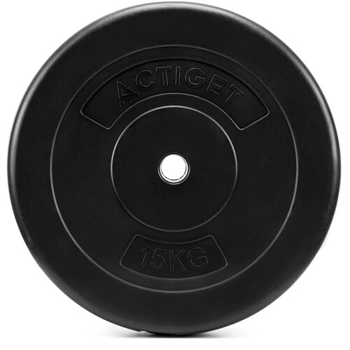 Springos Bitumenska utež 15 kg, kompozitni disk za vzviževanje, premer 31 mm, disk za ročke., (5000218290) Slike