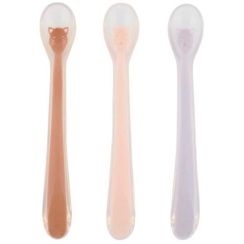 Trixie set 3 ergonomskih silikonskih žličk mrs. cat Cene