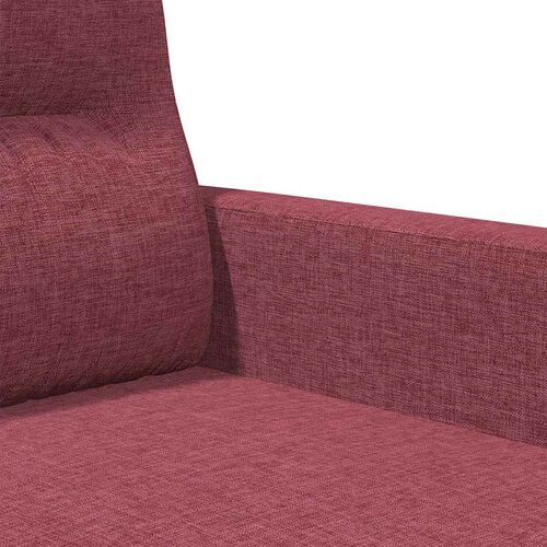  Dvosjed od tkanine crvena boja vina 120 cm Slike