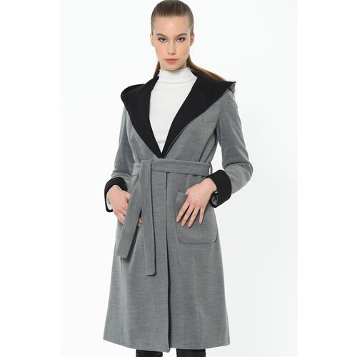 Dewberry Z6422 WOMEN'S COAT-GREY Cijene