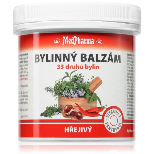 MedPharma Bylinný balzám hřejivý naravni balzam za mišice, sklepe in vezi 250 ml Cene
