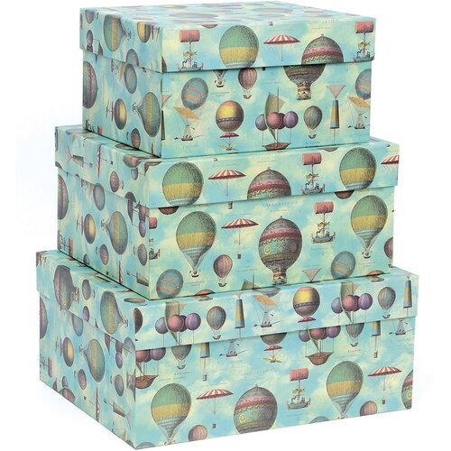 Kartos Poklon kutije u setu 3 kom 23x28 cm Air Baloons – Cijene