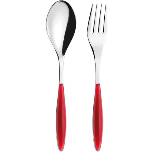  Servirni pribor FEELING - Clear Red Cene