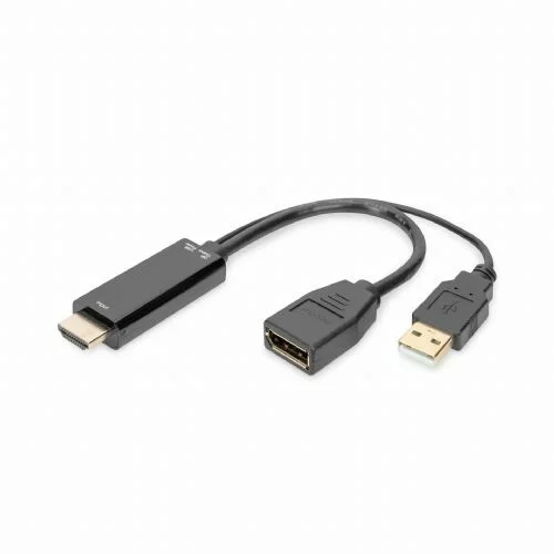 Digitus Adapter HDMI M - Displayport 4K 30Hz 20cm