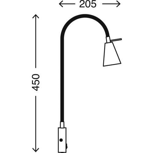 BRILONER 2082-016 - led zidna svetiljka comfort light 1xGU10/5W/230V bela Slike