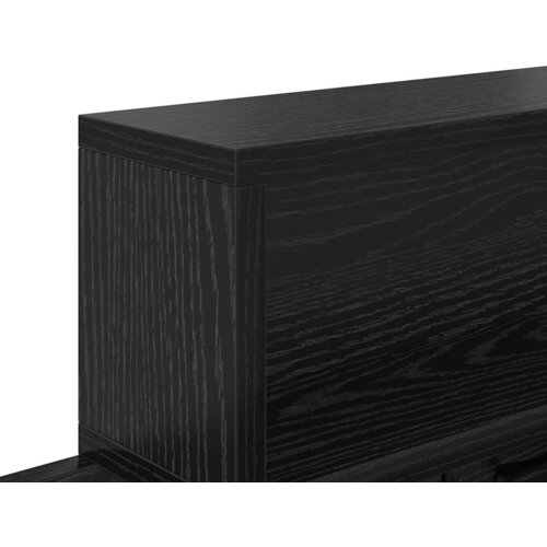  Vje&amp;scaron;alica za kapute na zidu Zidne Crni hrast 100 x 12 x 43,5 cm Slike