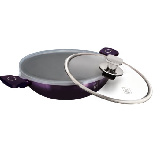 Kaufmax šerpa plitka sa poklopcem 28CM purple eclipse collection KM-0045 425906 Cene