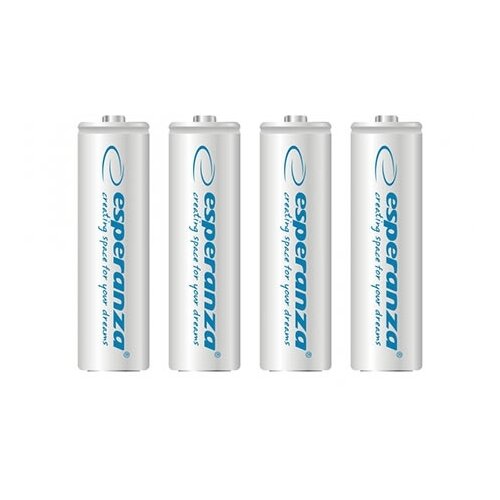 Esperanza Punjive baterije RECHARGEABLE Ni-MH AA 2000MAH 4kom. white, EZA104W Slike