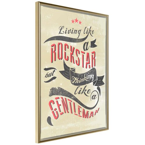  Poster - Living and Thinking 40x60 Slike