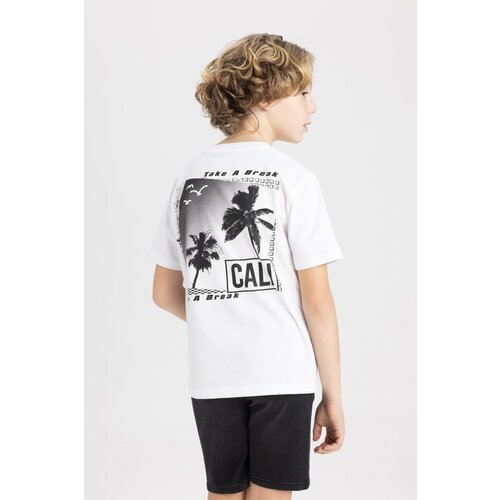 Defacto Boys' Crew Neck Printed Short Sleeve T-Shirt Slike