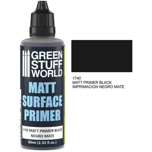 Green Stuff World Akrilni prajmer na bazi vode 60ml mat crni Cene
